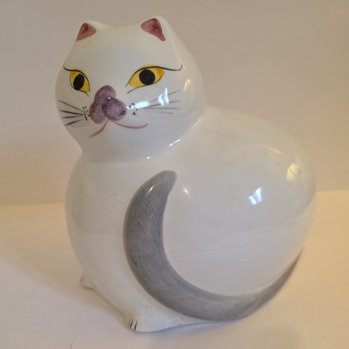Large pottery cat alcocaca - pottery,