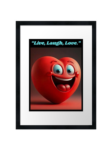 Live laugh love framed - live,