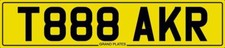 BAKERS NUMBER PLATE T BAKER