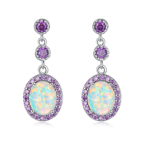 Gemstone amethyst white - white, fire