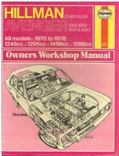 Hillman chrysler avenger - hillman,