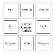 Kitchen canister labels - kitchen, labels/