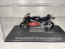 1/24 Moto GP APRILIA RSW125 Arnaud Vincent 2002 Motorcycle Deagostini