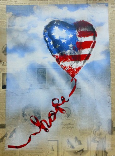 Brainwash hope flag - mr, unique