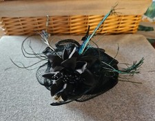 PEACOCK FEATHER FASCINATOR