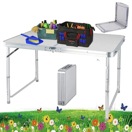 Folding camping table - folding,