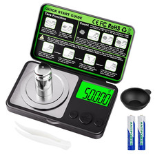 0.001G/50G Digital Milligram Scale, Mini Gram Scale,Pocket Micro Scale for Jewel