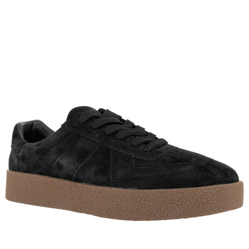 Conte women black suede - women's,