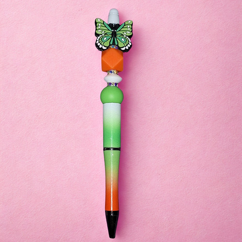 Beaded ballpoint pens black - beaded,