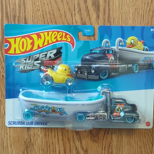 Hot wheels super rigs - wheels, scrubba