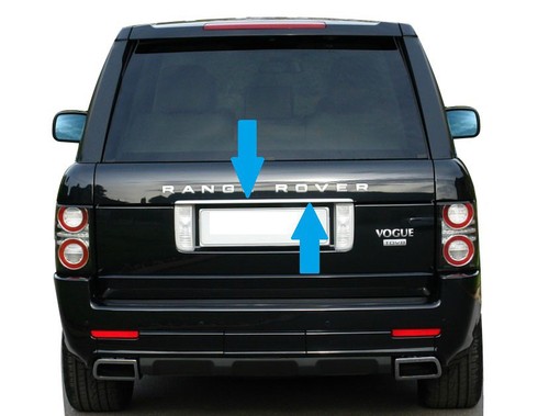 Titanium silver rear - , trim