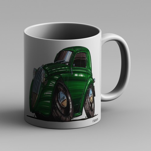 Kartoons koolart mug fiat - koolart,