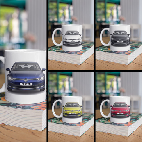 Personalised golf style mug - 8,
