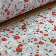 Polycotton Fabric Red