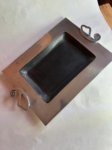 Vintage aluminum tray - vintage, /