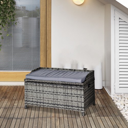 Outsunny rattan wicker storage - outsunny,