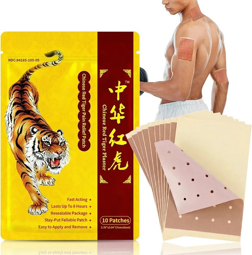 Pcs tiger patches red - pcs,
