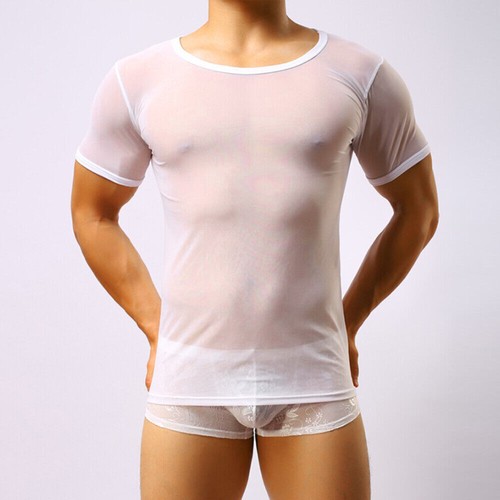 Men sexy mesh sheer - sexy,