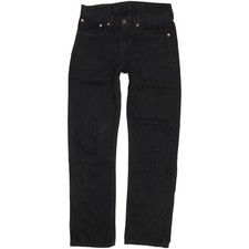 Levi's 751 Men Black Straight Regular Jeans W31 L32 (106966)