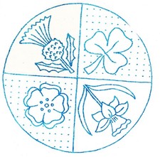 Vintage embroidery transfer - vintage,