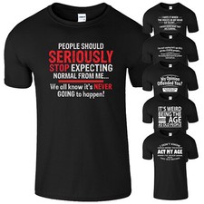 Funny Mens T Shirt Sarcastic Slogan Humour Sarcasm Joke Fathers Day Tee Top Gift