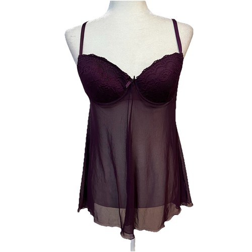 Purple mesh sheer - mesh,