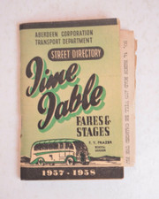 Bus Coach Pocket Timetable