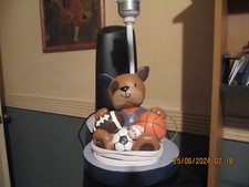 NURSERY BOYS SPORT LAMP TEDDY