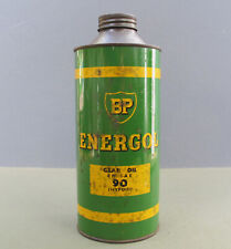 Vintage BP ENERGOL EP 90 GEAR OIL Quart Oil Can Tin Old Motor Garage Advertising