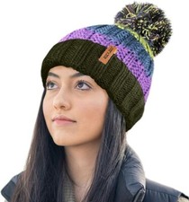 Thermal Bobble Hat Colourful