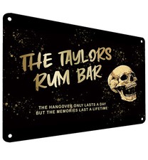 Personalised Rum Bar Sign -