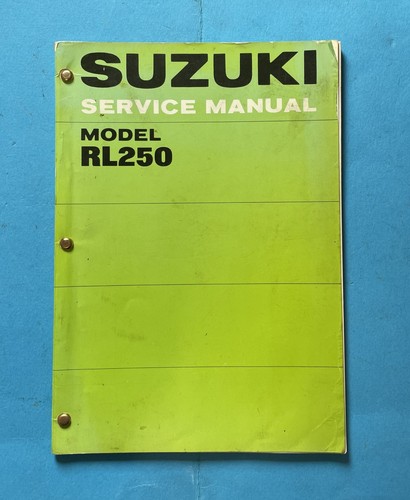 Suzuki rl250 exacta workshop - suzuki,