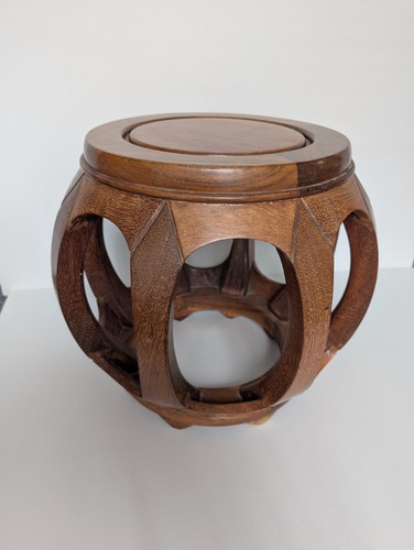 Mid century chinese drum stool - century,