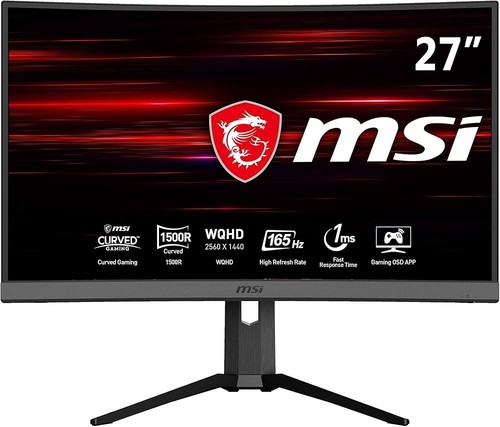 Msi optix mag272cqr 1440p - msi, 27"