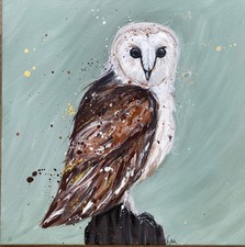 Owl Original Acrylic Artwork