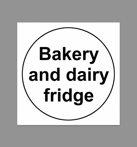 Bakery dairy fridge food - bakery,