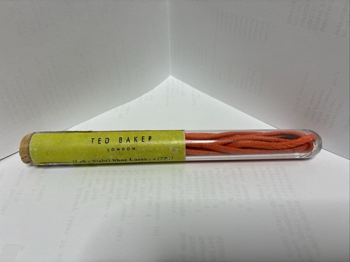 Orange ted baker shoe laces - ted,
