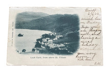 Loch Earn, from above St. Fillans (Valentine Ltd, Dundee)  -  c1902