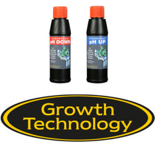 Growth Technology 250ml pH Up And Down Solution Aquarium Hydroponics.