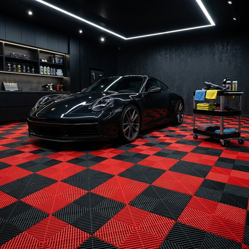 Vented interlocking garage - vented,