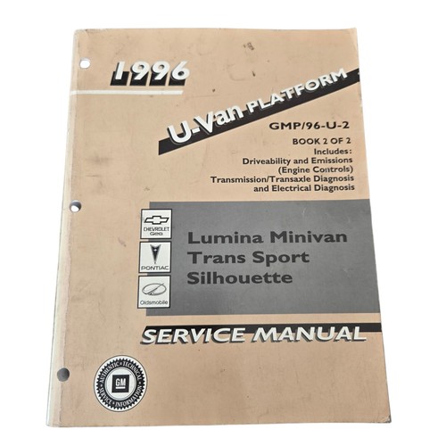 1996 van service manual - 1996, u-van