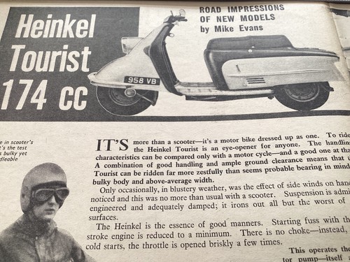 New model heinkel tourist - model,