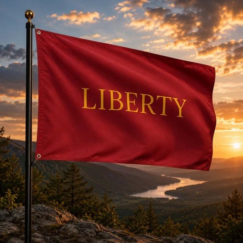 Colonial liberty flag - flag, |