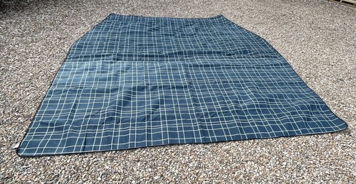 Silver blue tampa tent rug - silver, &