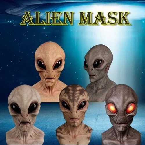 Alien mask latex head
