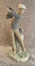 Lladro Golfer Golf Man Male