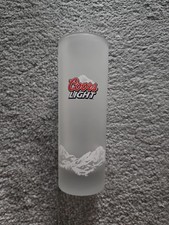 Coors Light Half Pint Frosted Beer Glass