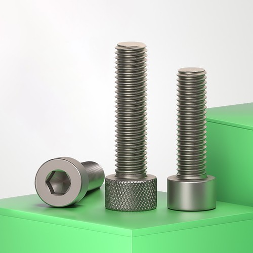 Ta2 gr2 titanium socket cap - titanium,