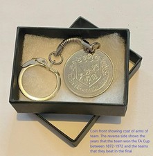 Christmas gift West Bromwich Albion Football Coin Keyring boxed Dad Son Grandad