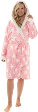 Ladies Hooded Dressing Gown
